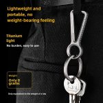 Titanium Carabiner Keychain with MultiTool Knuckle Duster - Imagen 3