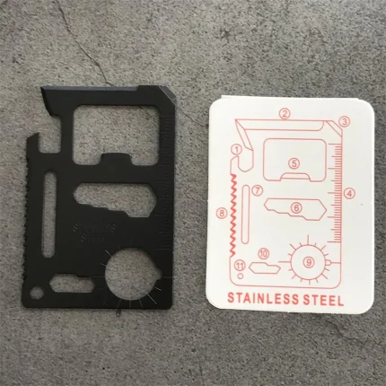 EDC Portable Steel Multifunctional Card Outdoor Tool