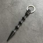 Black Self-Defense Lightweight Baton Window-Breaking Portable Tool