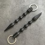 Black Self-Defense Lightweight Baton Window-Breaking Portable Tool