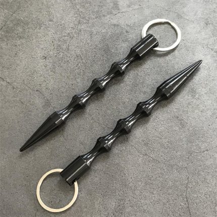 Black Self-Defense Lightweight Baton Window-Breaking Portable Tool